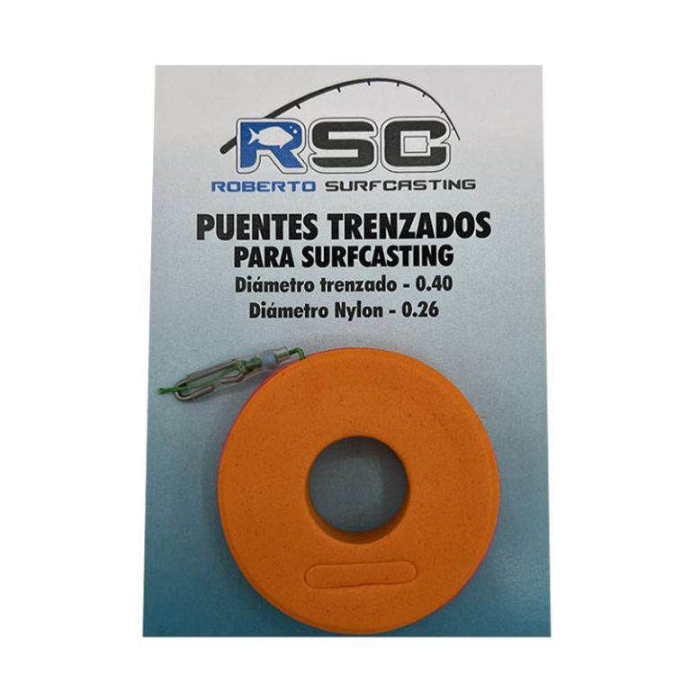 Puente trenzado surfcasting con enganche