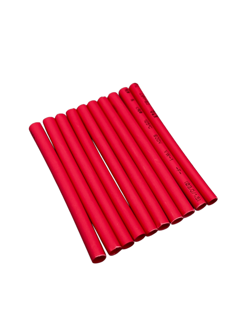 Tubo termoretractil rojo