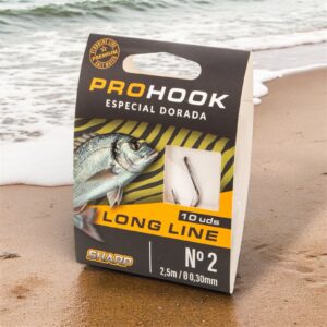 Anzuelos empatillados sharp especial dorada